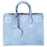 Louis Vuitton Bythepool Onthego MM Tote Empreinte Giant Monogram Summer Blue